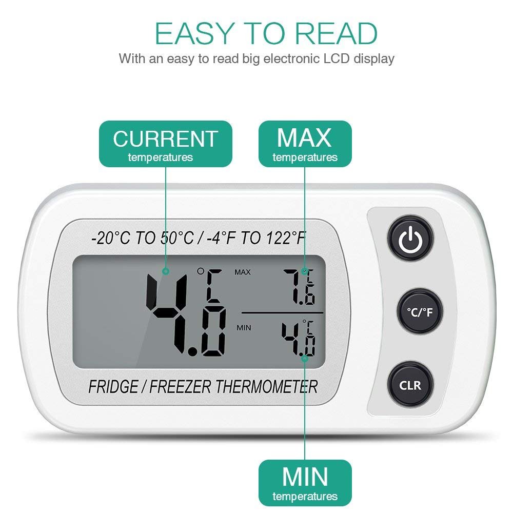 Fridge Thermometer Max/Min (2) Fridge Thermometer Max/Min (2)
