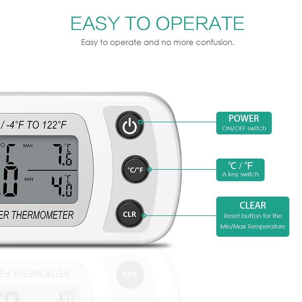 Fridge Thermometer Max/Min (3) Fridge Thermometer Max/Min (3)