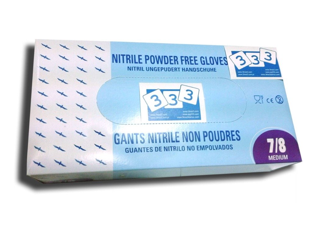 Nitril glove unpowdered 100 pcs (2) Nitril glove unpowdered 100 pcs (2)