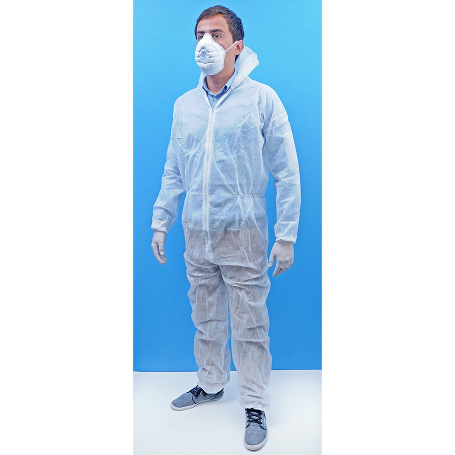 Overall with Hood - Non Woven (2) Overall with Hood - Non Woven (2)