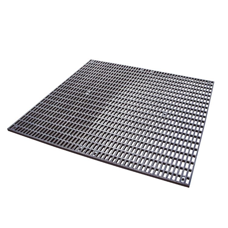 Rubber mat with rectangular openings Rubber mat with rectangular openings