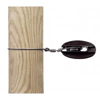 Hook insulator, egg-shaped, black Hook insulator, egg-shaped, black