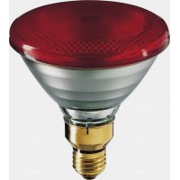 Philips Heat Lamp 100 watt White-Red PAR, p/12 Philips Heat Lamp 100 watt White-Red PAR, p/12