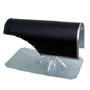 Tilting boar mount with floor plate Tilting boar mount with floor plate